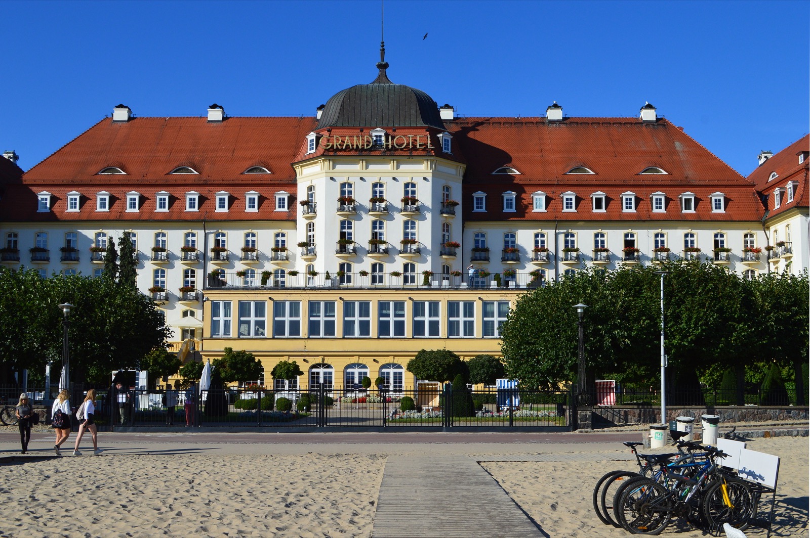 seaside terrace over the Baltic, Sopot