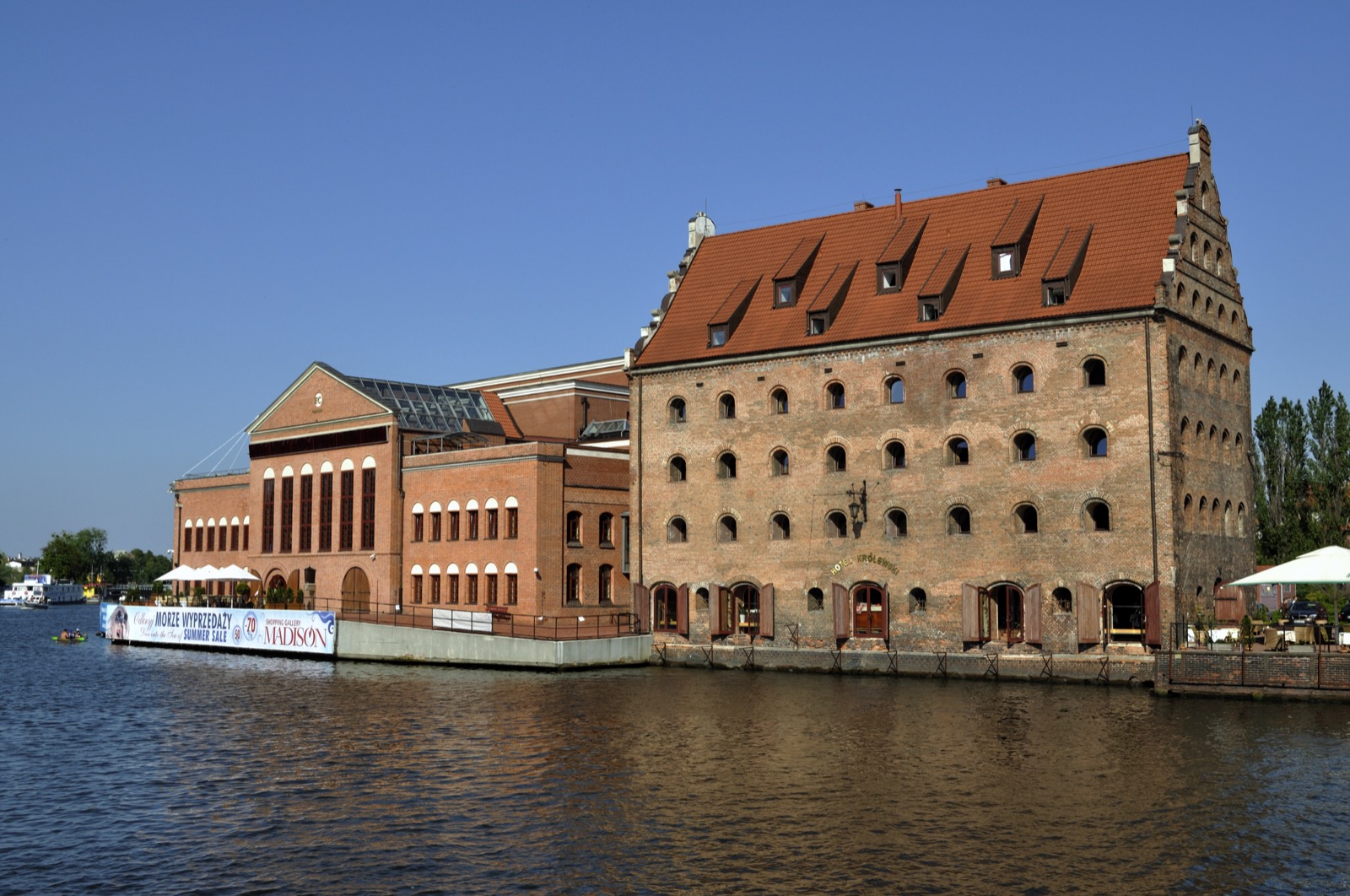 Hotel Krolewski, waterfront palace, Gdansk
