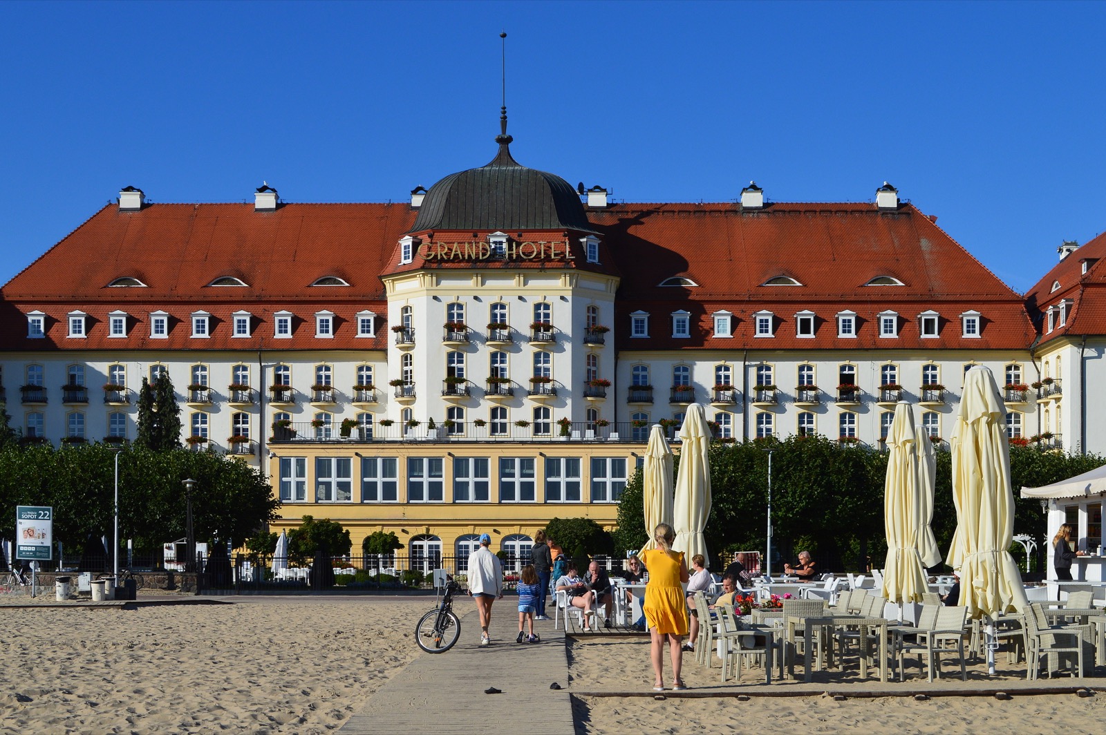 Grand Hotel Sopot terrace